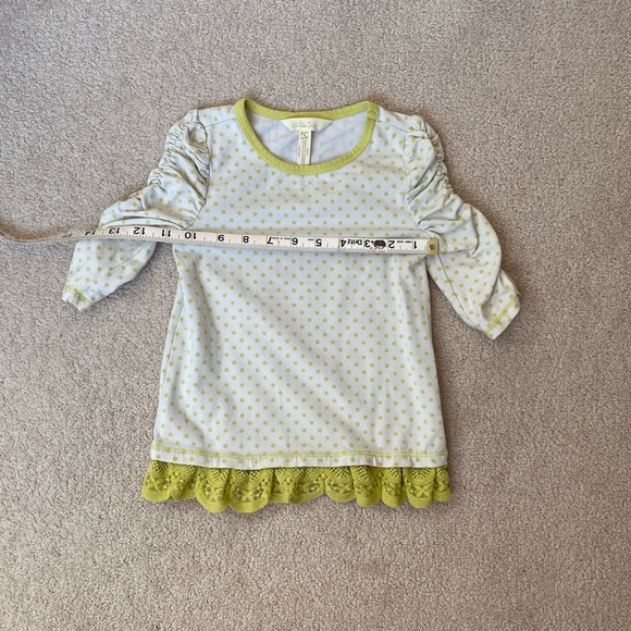 MATILDA JANE Rehearsal Time Tee Top Girls Size 4 NWT Make Believe Polka Dot EUC - Picture 8 of 9